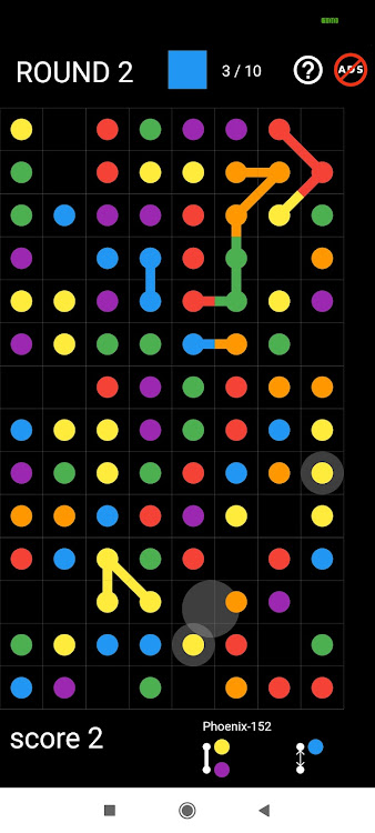 #3. Dots - connect dots game (Android) By: Cogitas