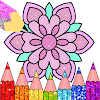 Glitter Mandala Coloring icon