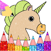 Glitter Horse Pony Coloring icon