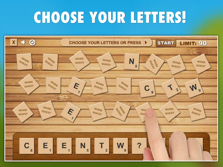 #5. Word Quest PRO (Android) By: LittleBigPlay - Word, Educational & Puzzle Games