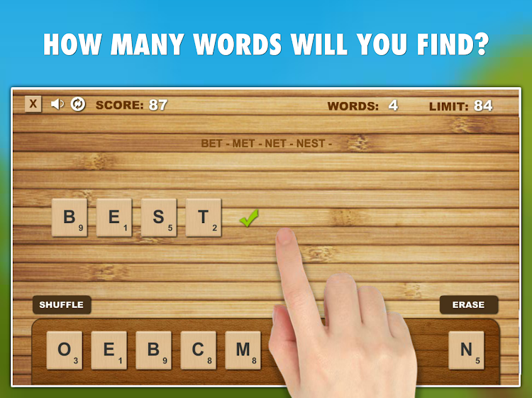 #6. Word Quest PRO (Android) By: LittleBigPlay - Word, Educational & Puzzle Games