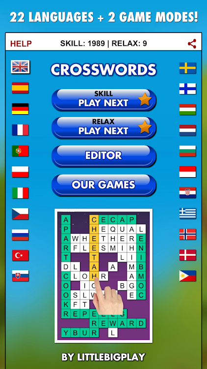 #6. Crosswords Word Fill PRO (Android) By: LittleBigPlay - Word, Educational & Puzzle Games