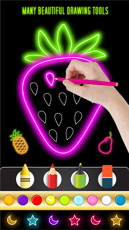 #2. Fruits and Vegetables Coloring (Android) By: Baram FZE