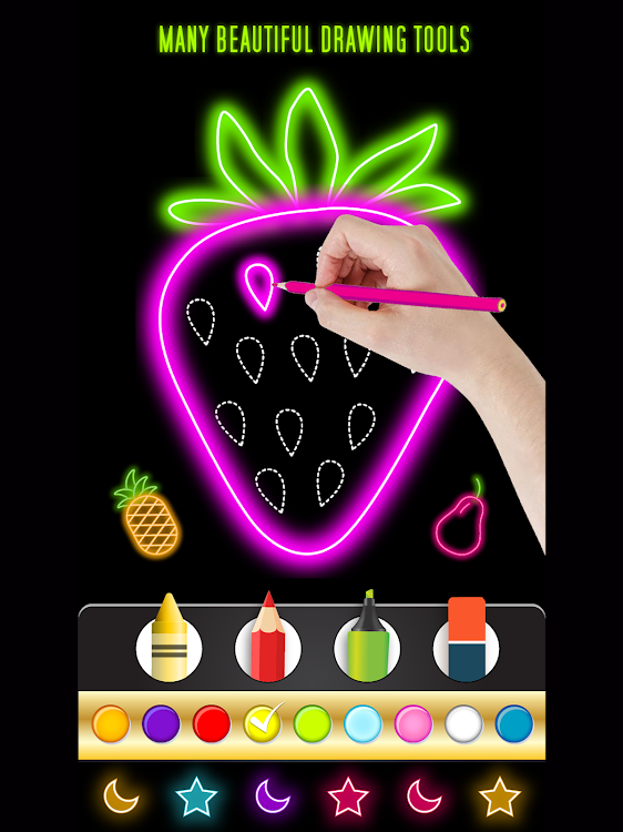 #10. Fruits and Vegetables Coloring (Android) By: Baram FZE