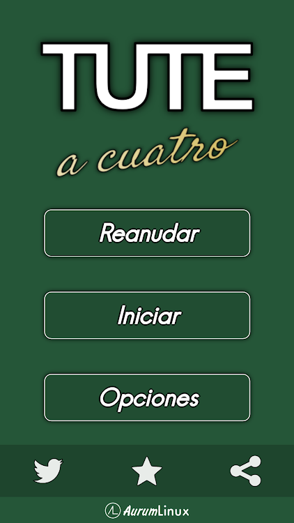 #2. Tute a Cuatro (Android) By: Brucomis