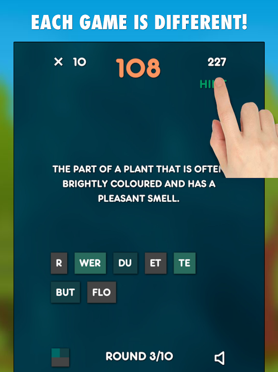 #6. Broken Words PRO (Android) By: LittleBigPlay - Word, Educational & Puzzle Games