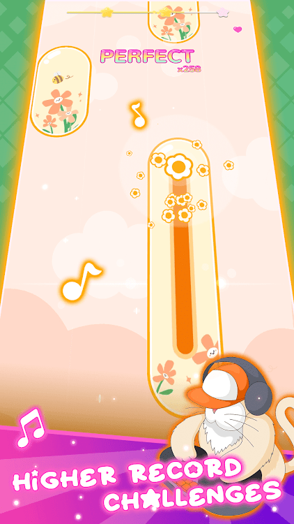 #6. Dream Notes: Cute Music Game (Android) By: Three Cookers Game