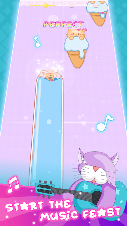 #7. Dream Notes: Cute Music Game (Android) By: Three Cookers Game