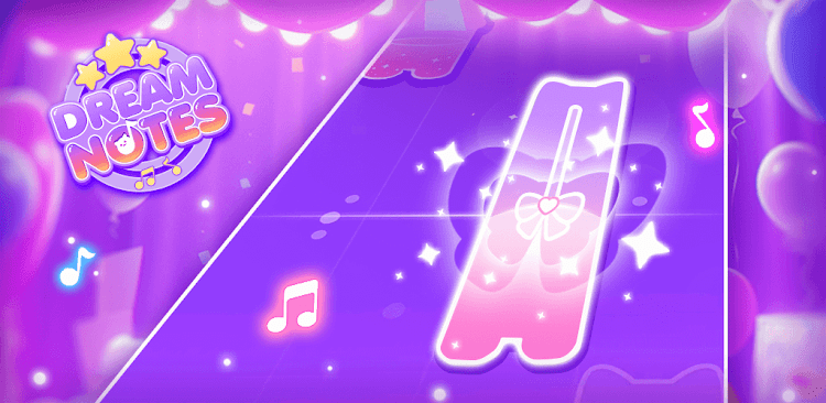 #8. Dream Notes: Cute Music Game (Android) By: Three Cookers Game