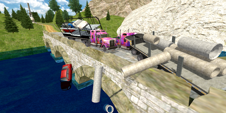 #2. Offroad Hinge Transport Truck (Android) By: Gamers Joyland