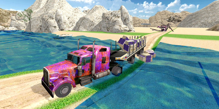 #3. Offroad Hinge Transport Truck (Android) By: Gamers Joyland