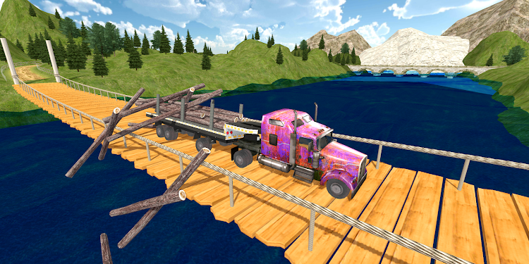 #4. Offroad Hinge Transport Truck (Android) By: Gamers Joyland