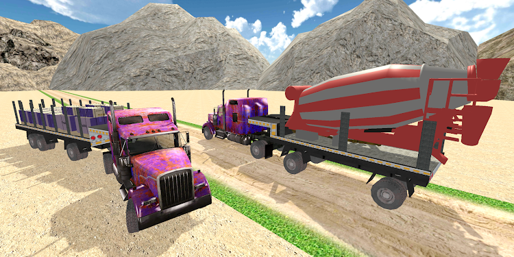 #5. Offroad Hinge Transport Truck (Android) By: Gamers Joyland