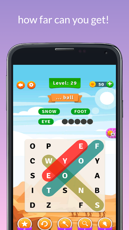 #4. Wonders of Words : word find (Android) By: appsahtout