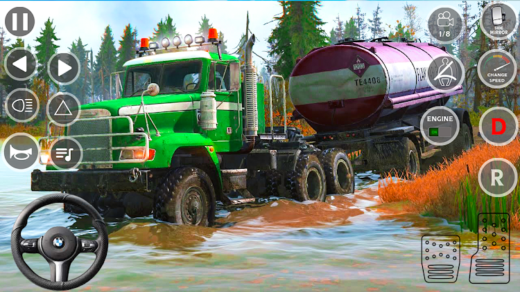 #6. Mud Truck Simulator 2023 (Android) By: Games Rack Studio