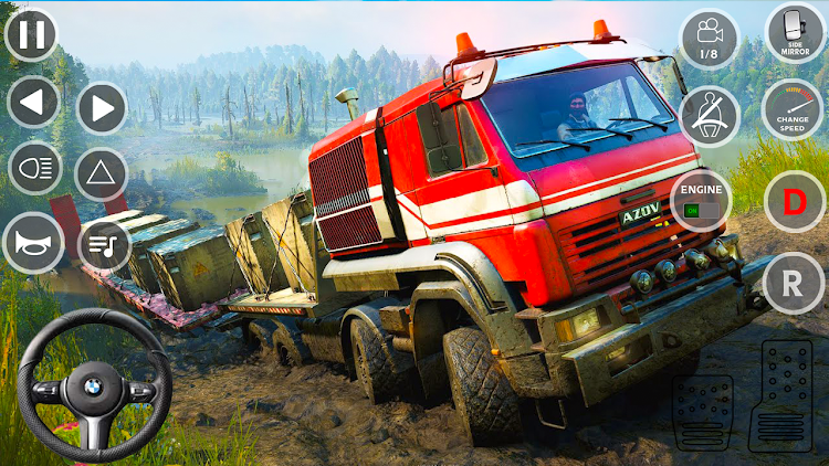 #7. Mud Truck Simulator 2023 (Android) By: Games Rack Studio