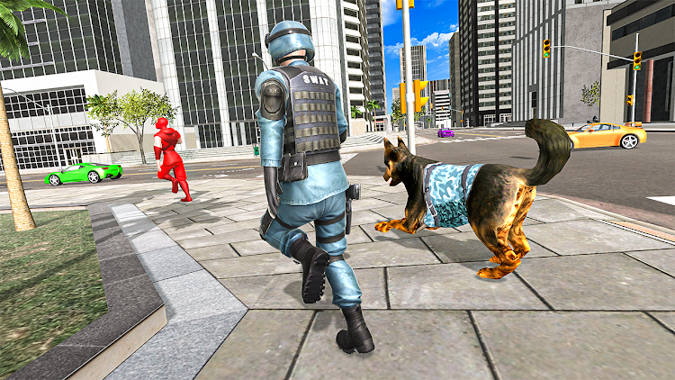 #3. US Police Security Dog Chase (Android) By: Gamepause Studio