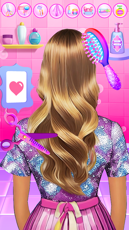 #4. Cindy Royal Hair Salon (Android) By: rosytales