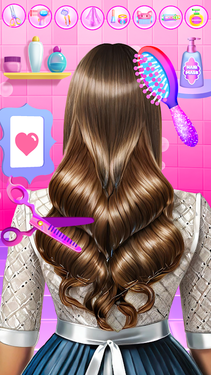 #9. Cindy Royal Hair Salon (Android) By: rosytales