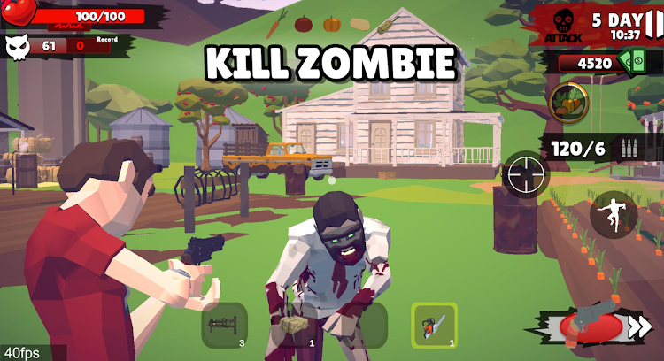 #9. Zombie Ranch Simulator Survive (Android) By: BearBob.studio