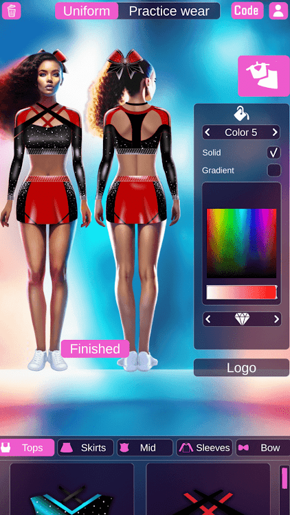 #2. Cheer Design by Fly Cheer Gear (Android) By: Matej Kavcnik