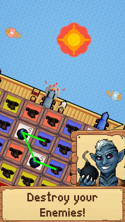 #5. Pirate Match 3: Cannon Clash (Android) By: Tutatago