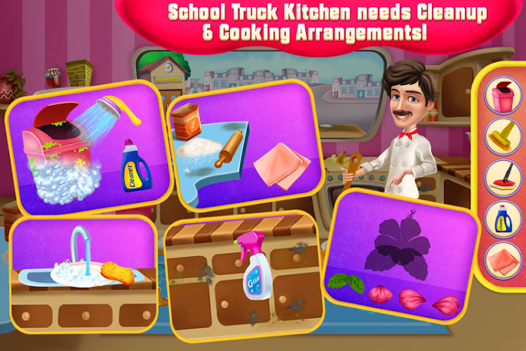 #5. Food Truck Cooking & Cleaning (Android) By: rosytales