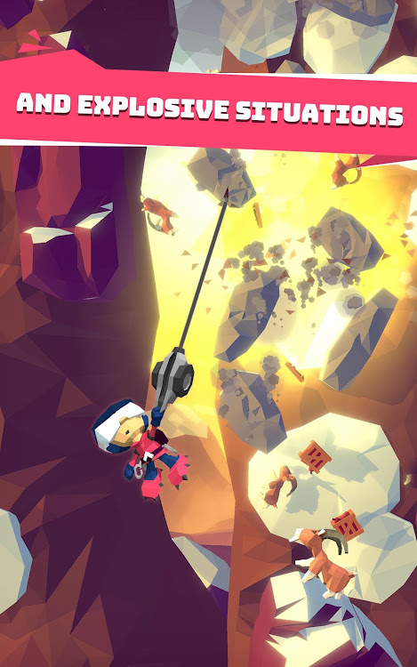 #4. Hang Line: Mountain Climber (Android) By: Yodo1 Games