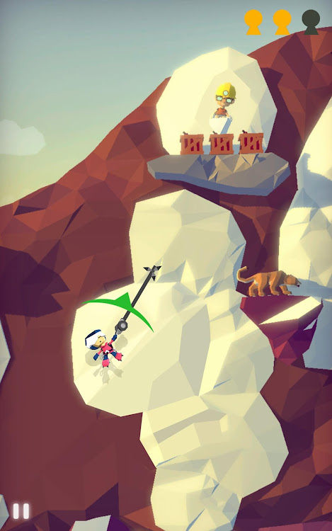 #8. Hang Line: Mountain Climber (Android) By: Yodo1 Games