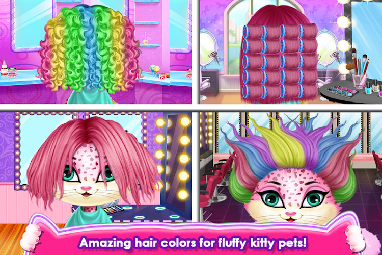 #8. Fluffy Kitty Hair Salon (Android) By: rosytales