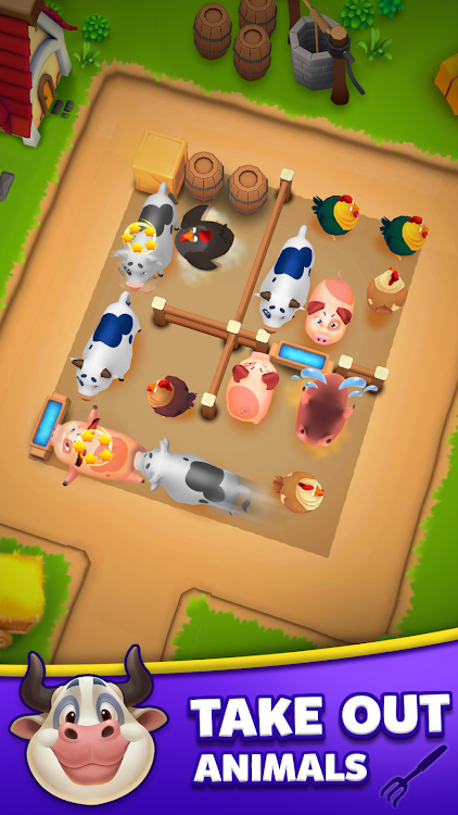 #4. Animal Farm Jam Parking 3D (Android) By: Vjctory