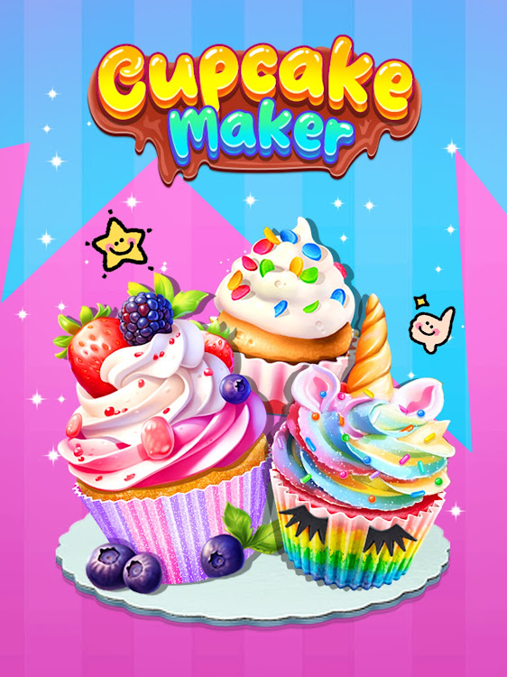 #5. Cupcake Maker: Unicorn Cupcake (Android) By: Kid Kitchen Fun Media