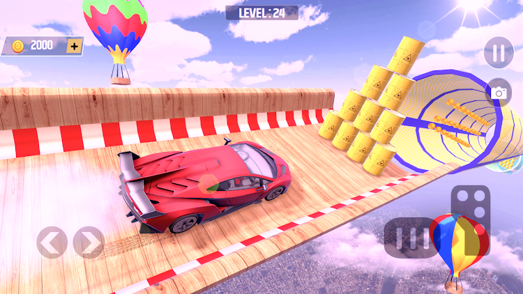 #4. Superhero Mega Ramp: Car Games (Android) By: Megus Games