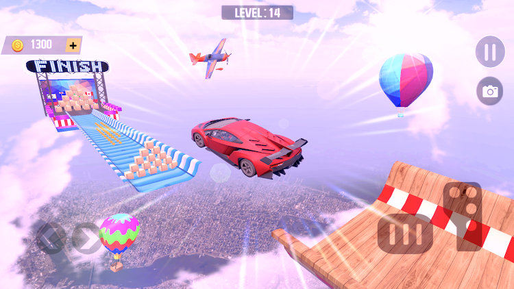 #5. Superhero Mega Ramp: Car Games (Android) By: Megus Games