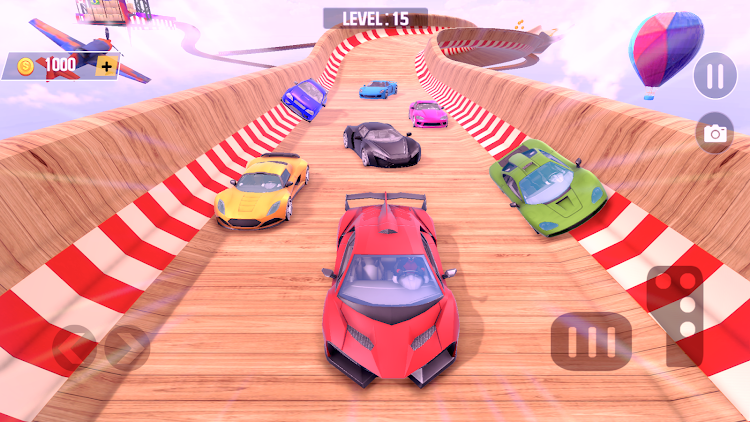 #7. Superhero Mega Ramp: Car Games (Android) By: Megus Games