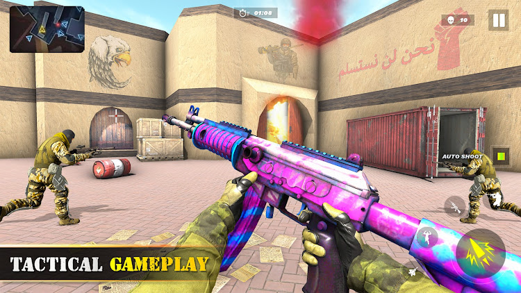 #2. Cover Strike FPS Ops Gun Games (Android) By: Strange Hero Monster Games