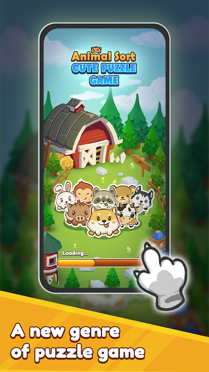 #6. Animal Sort - Cute Puzzle Game (Android) By: Tiny Castle Studio