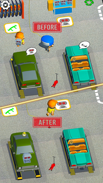 #7. Mechanic Tycoon : Fix My Car (Android) By: Soul Games