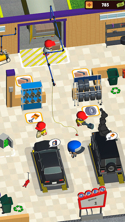 #8. Mechanic Tycoon : Fix My Car (Android) By: Soul Games