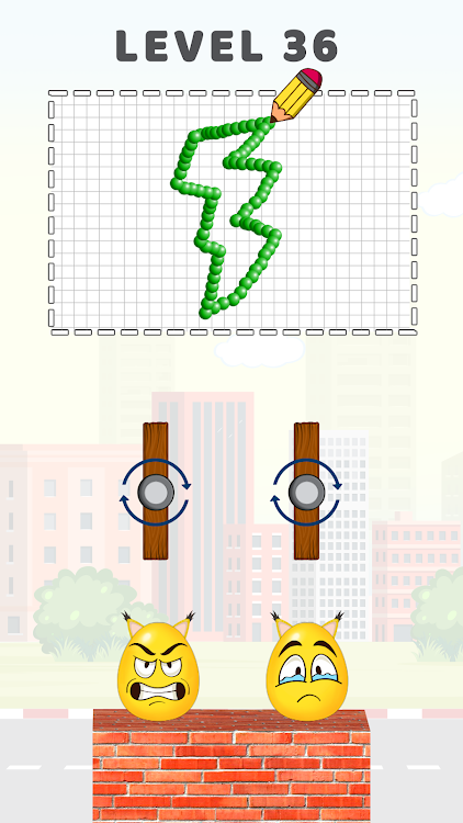 #3. Draw To Smash Eggs-Rescue Doge (Android) By: Buggies Kids