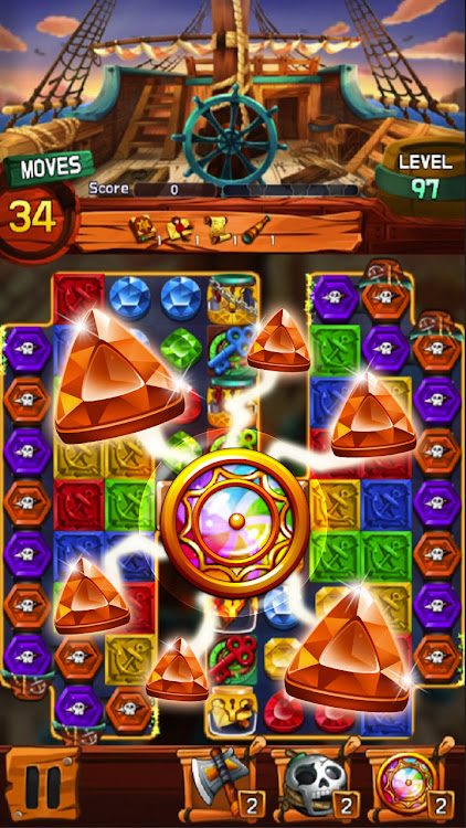 #2. Jewel Voyage: Match-3 puzzle (Android) By: ENPv1