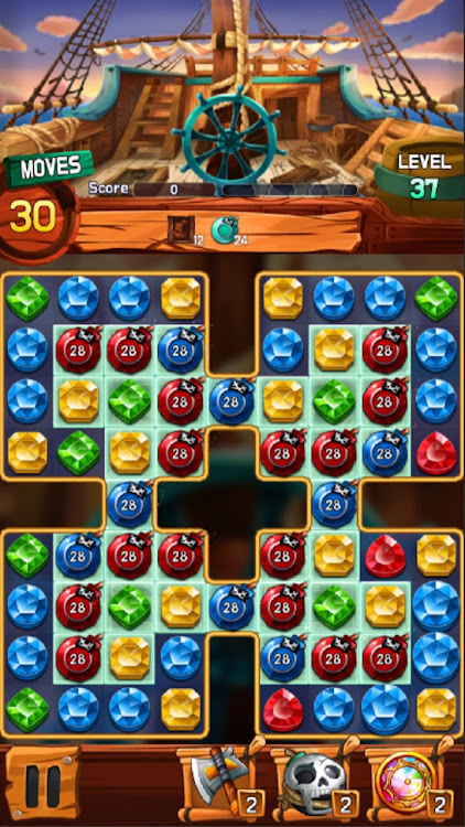 #3. Jewel Voyage: Match-3 puzzle (Android) By: ENPv1