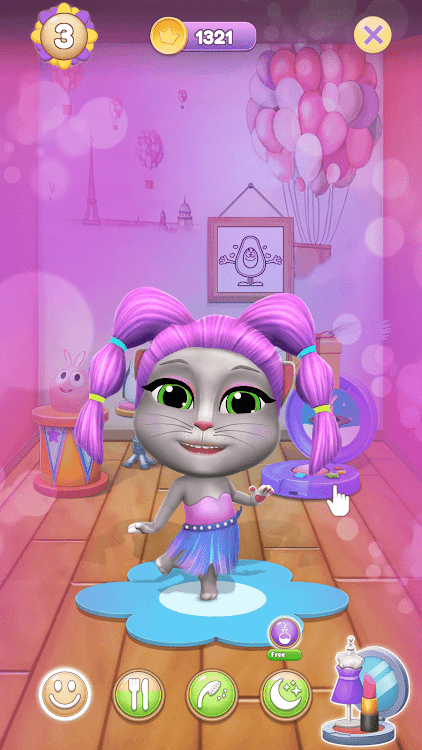 #2. Virtual Pet Lily 2 - Cat Game (Android) By: GravityCode