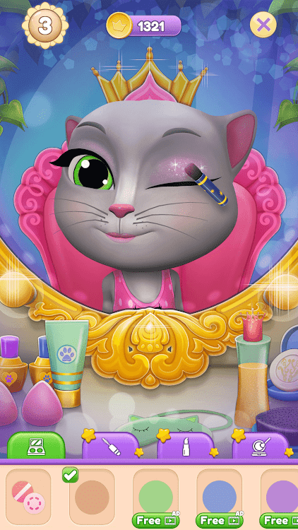 #5. Virtual Pet Lily 2 - Cat Game (Android) By: GravityCode