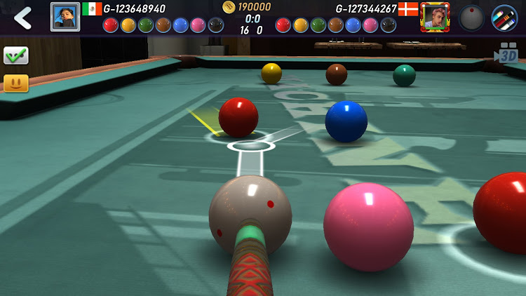 #2. Real Pool 3D 2 (Android) By: Feamber game