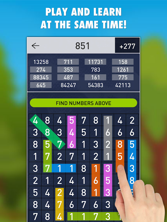 #7. Hidden Numbers PRO (Android) By: LittleBigPlay - Word, Educational & Puzzle Games