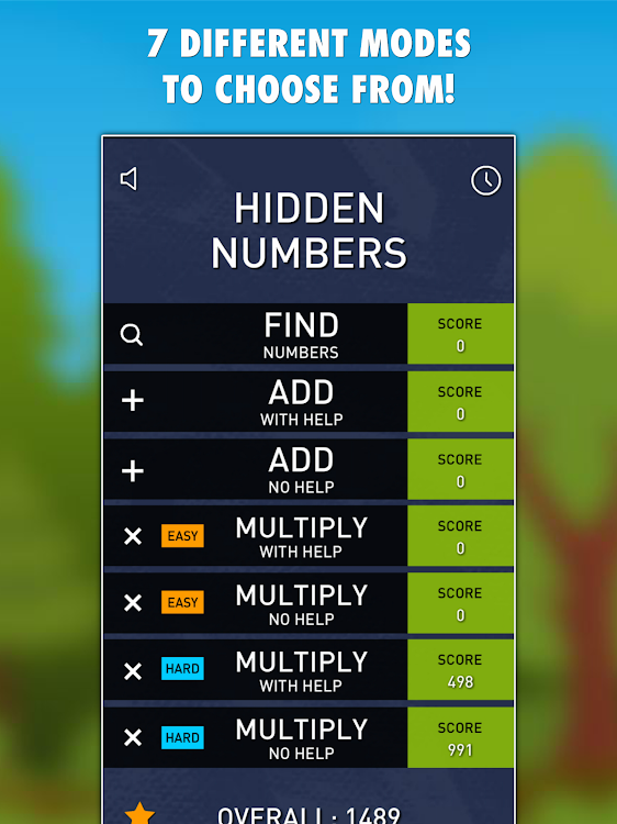 #10. Hidden Numbers PRO (Android) By: LittleBigPlay - Word, Educational & Puzzle Games