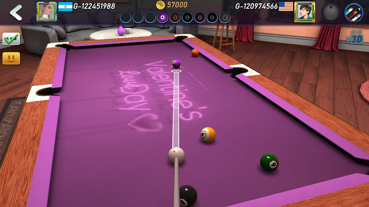 #4. Real Pool 3D 2 (Android) By: Feamber game