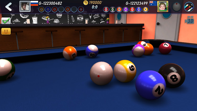 #5. Real Pool 3D 2 (Android) By: Feamber game