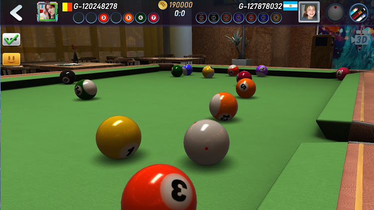 #7. Real Pool 3D 2 (Android) By: Feamber game